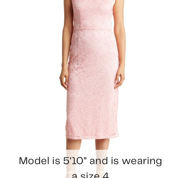 NWT Sam Edelman Lace sleeveless midi dress, size 10 - Picture 2 of 4